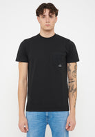 T-shirt Pocket In Jersey Black 