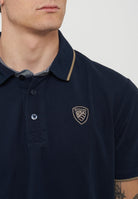 Polo In Piquet Damon Blu 