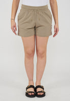 Shorts in felpa con coulisse e logo Core Lady Roasted Cashew 