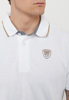 Polo In Piquet Damon Bianco Ottico 