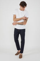 T-Shirt Uomo A Girocollo Con Logo Embossato Off White 