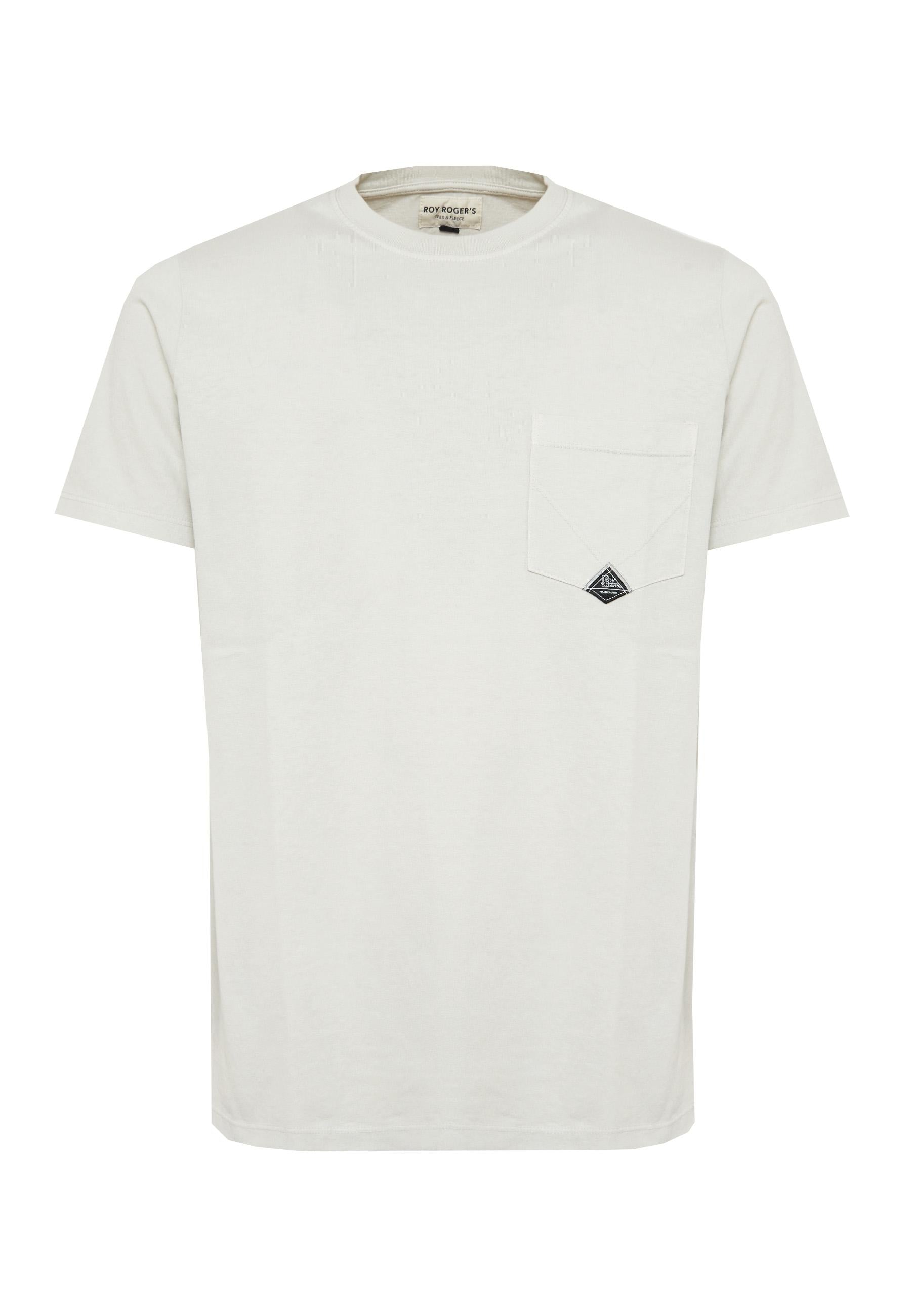 T-shirt Pocket In Jersey Marble 