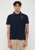 Polo In Piquet Damon Blu 