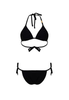 Bikini a triangolo in tessuto tecnico black 