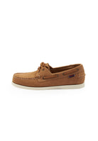 Mocassini Nautici da Uomo Portaland Flesh Out Brown Cognac 