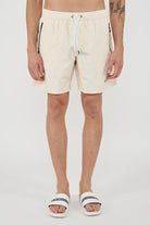 Boxer Uomo da Bagno Con Logo Cream 