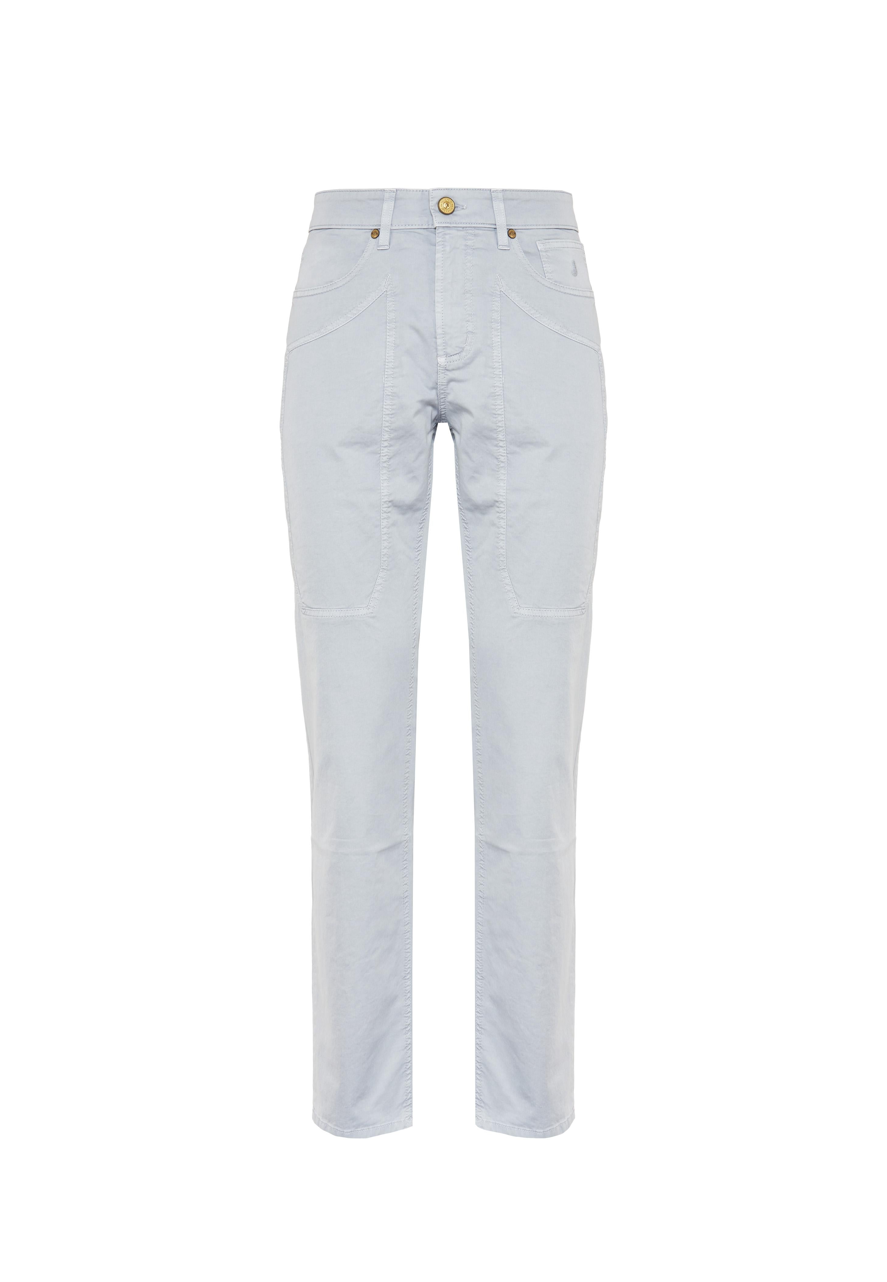 Pantalone JOHN - 5 Tasche Toppa Slim Fit Marrone Chiaro 