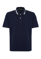 Polo Con Ricamo Sul Colletto Ransom Blu 