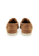Mocassini Nautici da Uomo Portaland Flesh Out Brown Cognac 