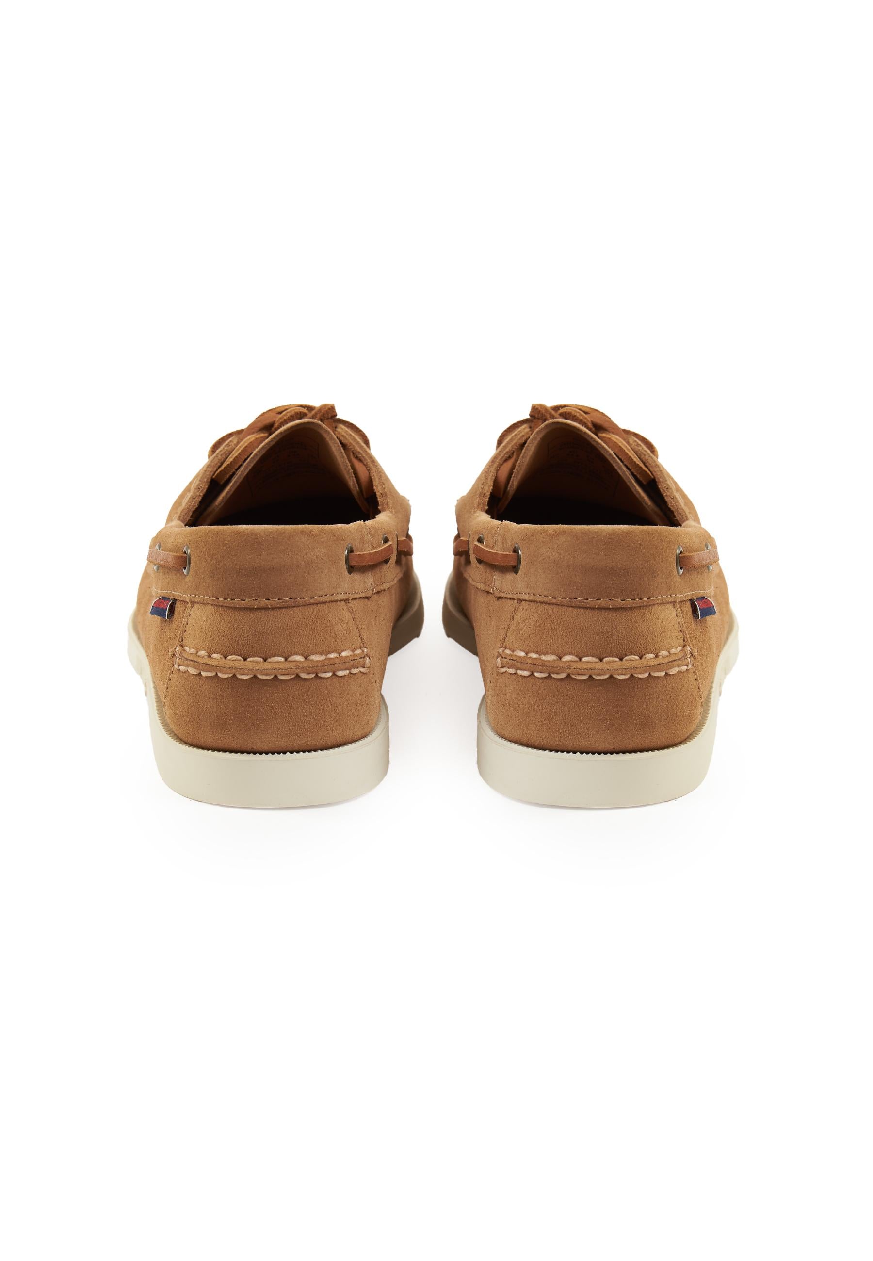 Mocassini Nautici da Uomo Portaland Flesh Out Brown Cognac 