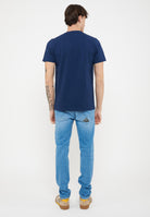 T-shirt Pocket In Jersey Blue Work 