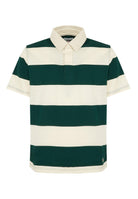 Campell Polo unisex classica in cotone natural green 