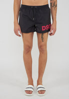 Boxer Mare Midi Con Logo Dsquared2 