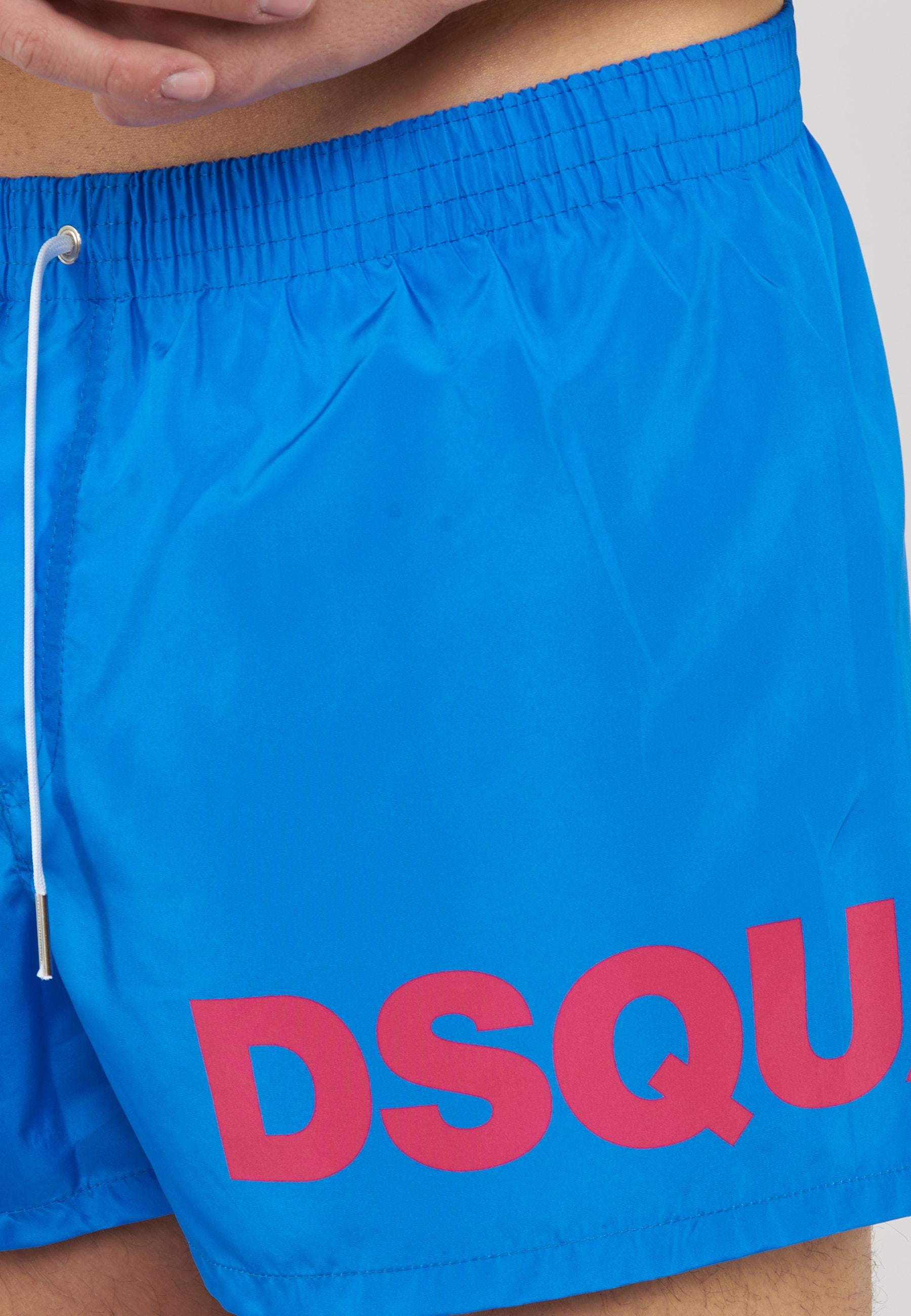 Boxer Mare Midi Con Logo Dsquared2 