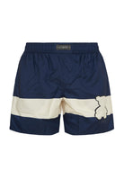 Boxer Uomo da Bagno Con Stampa Stripes Navy 