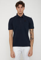 Polo In Piquet Alban Blu 